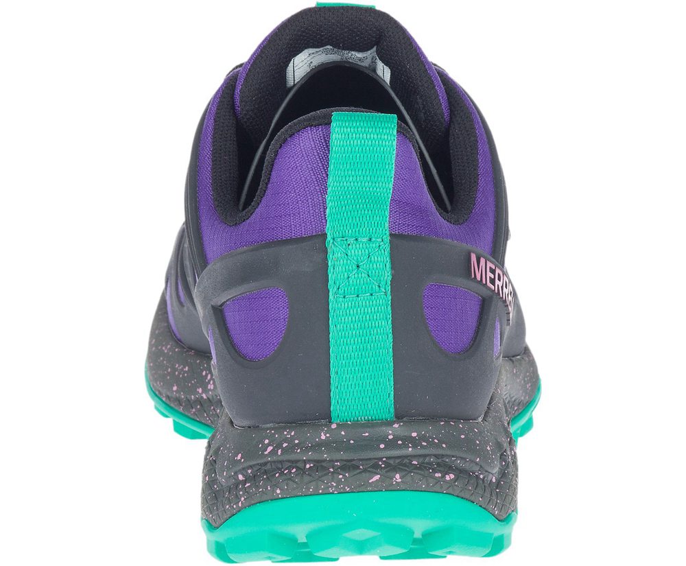 Merrell Hiking Shoes Purple/Black - Altalight Waterproof - Womens 07JKWZCVN
